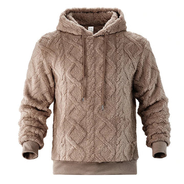 AIDASE  -  Vintage Fashion Long Sleeve Wool Loose Hooded Sweatshirts Men Drawstring Hoodie Autumn Winter Casual Fleece Hoodies Mens Outdoor aidase-shop